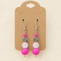 Pink Dangle Earrings