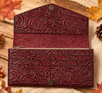 Handmade Embossed Leather Wallet