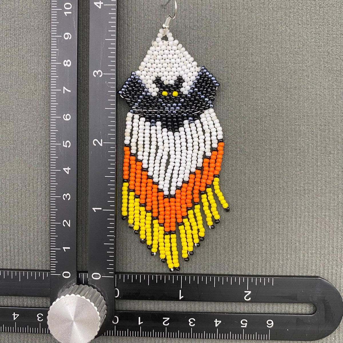 Batty Beads Fringe Dangle Earrings