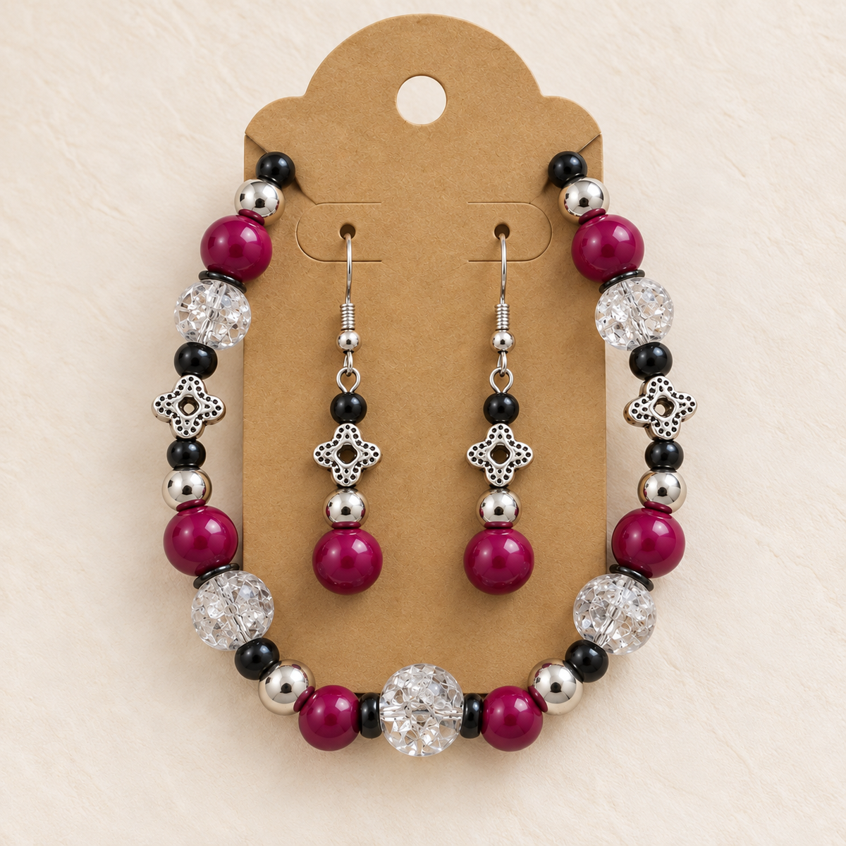 Berry beaded set