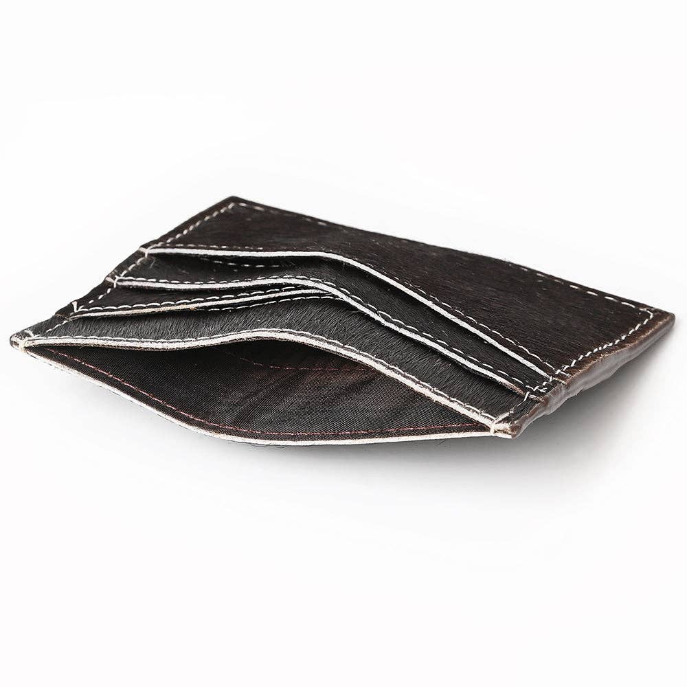 Genuine Hairon Leather Card Holder