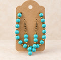 Teal & Copper beaded set