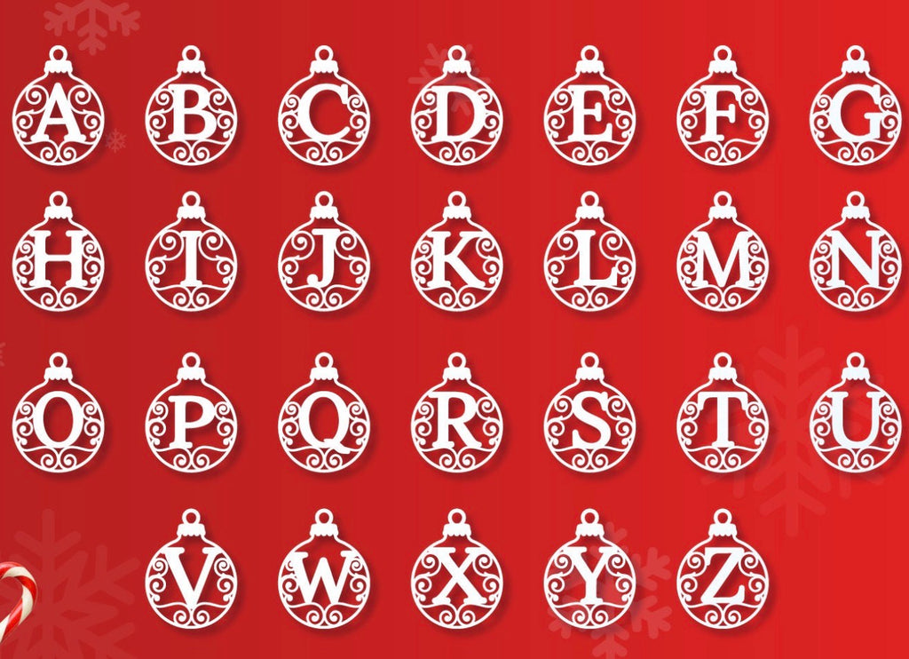 Personalized Single-Layer Wooden Christmas Ornaments | DIY or Hand-Painted