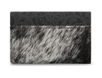 Tooled Leather & Cowhide Cardholder