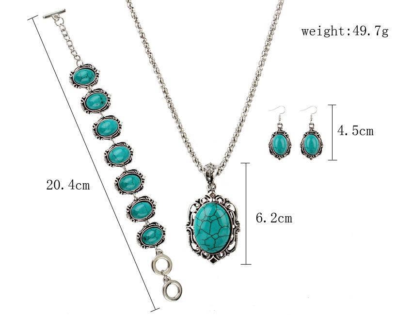All Done Up! Bracelet, Earrings, & Necklace set