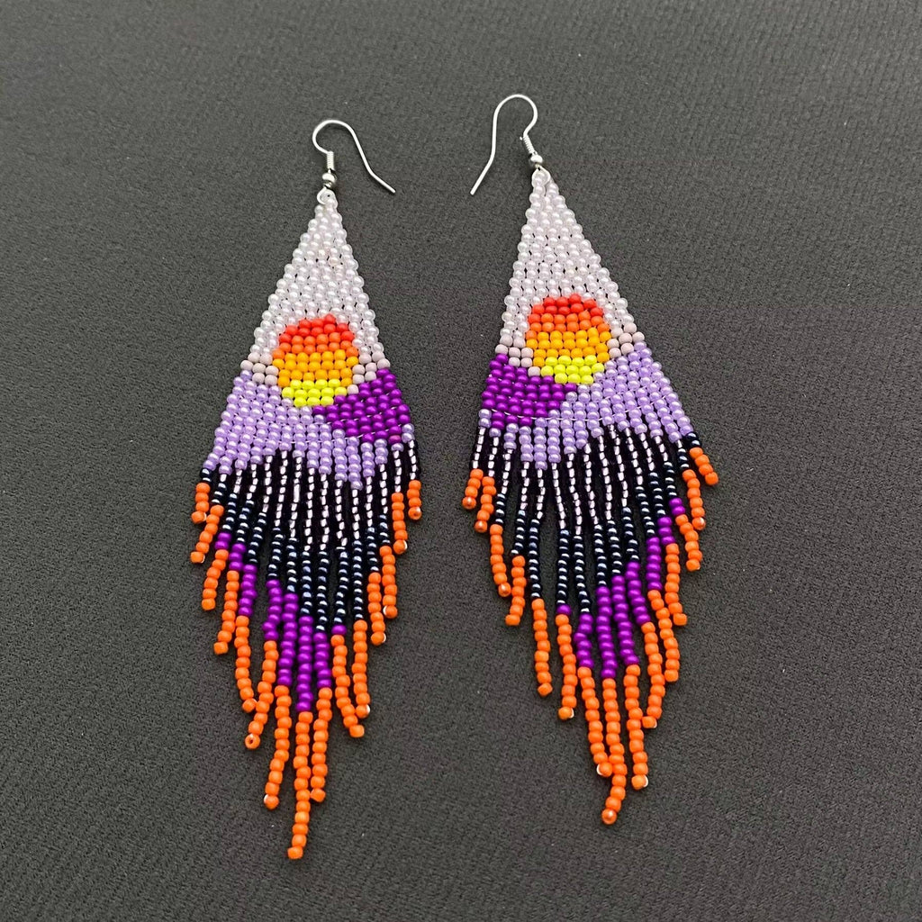 Bohemian Sunset Fringe Earrings