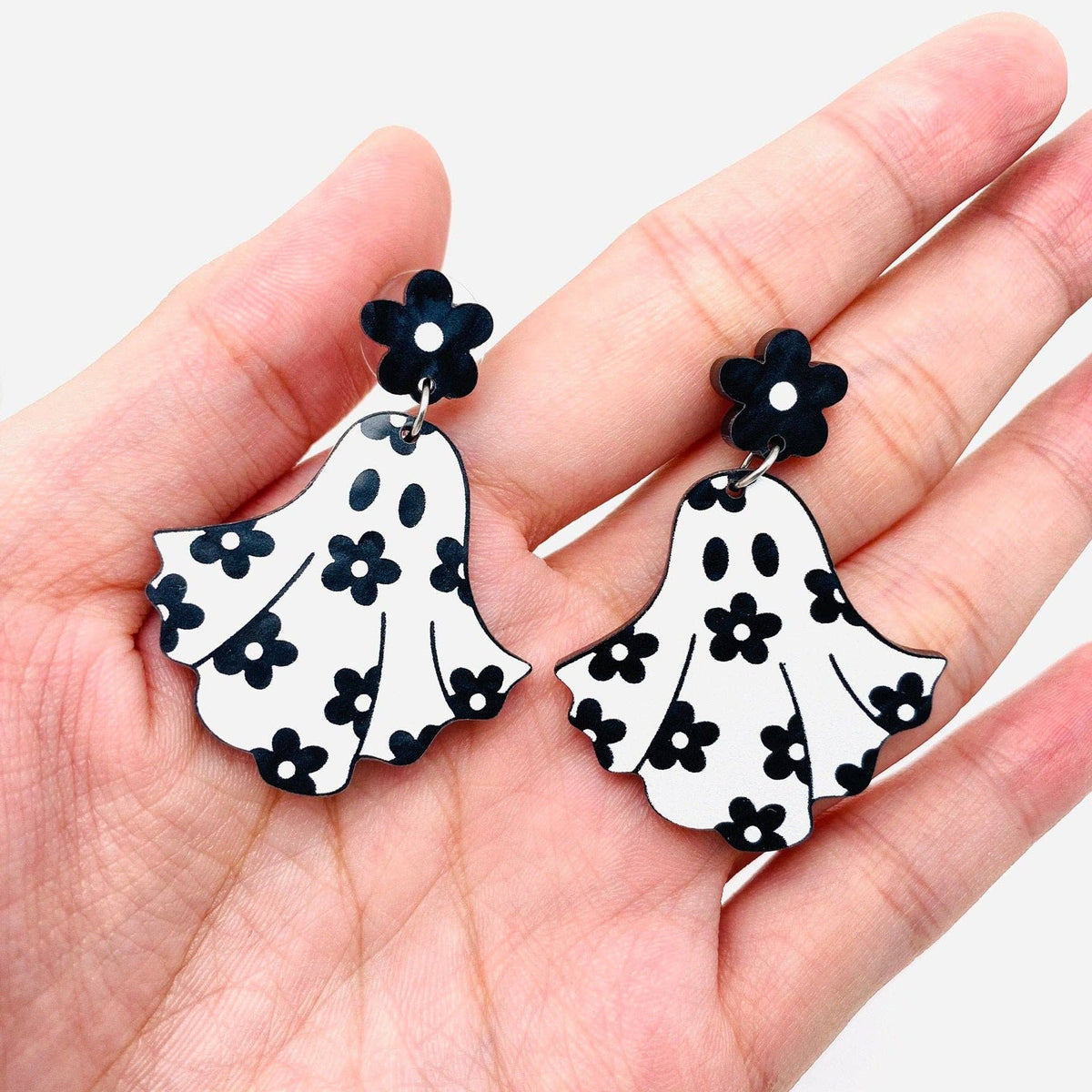 Spooky Flower~child Post Earrings