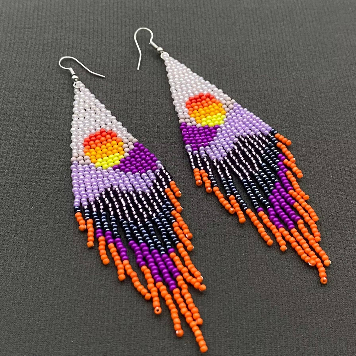Bohemian Sunset Fringe Earrings