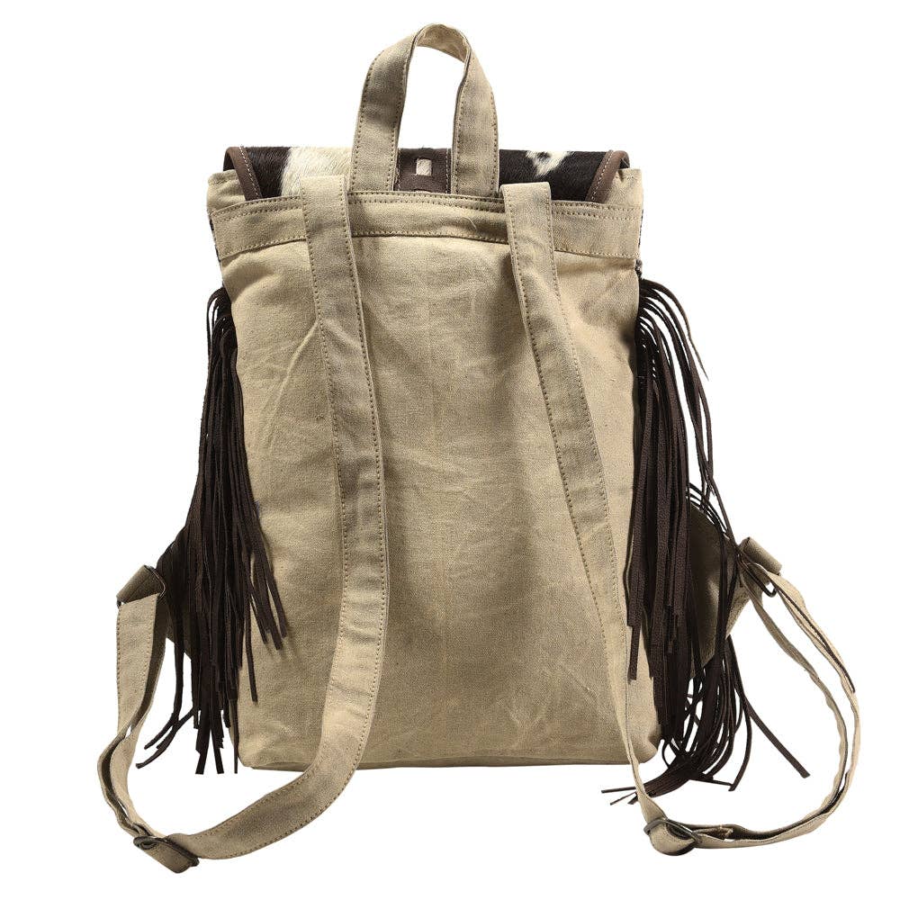 Upcycled Canvas Backpack