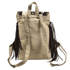 Upcycled Canvas Backpack