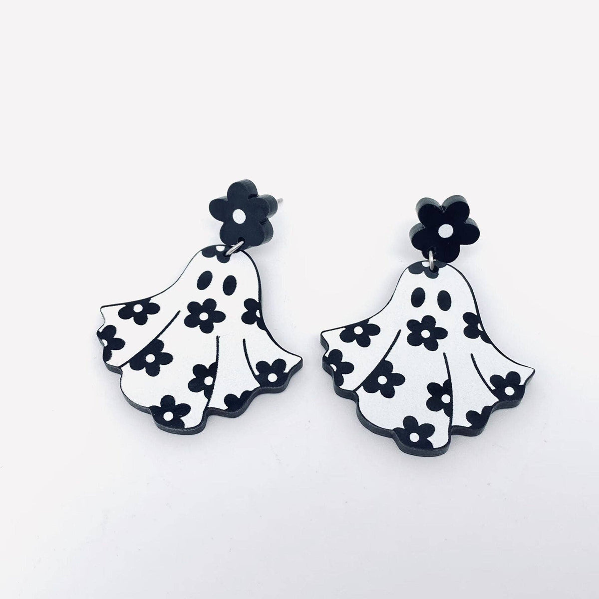 Spooky Flower~child Post Earrings